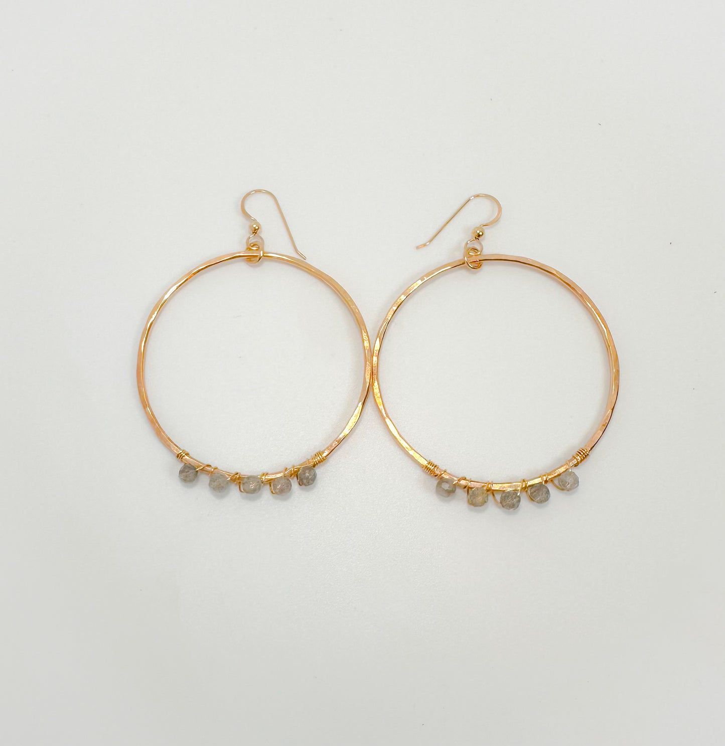 Labradorite Drizzle Hoop